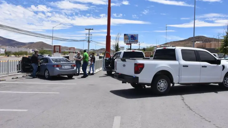choque en el estacionamiento