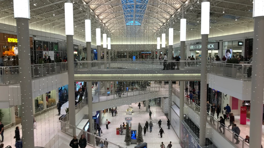 Postal del centro comercial más grande en EU, ubicado en Minnesota.