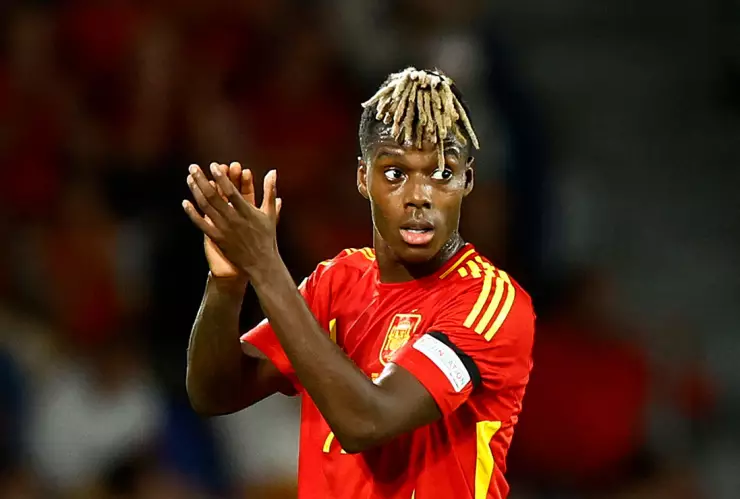 Nico Williams con la selección de España