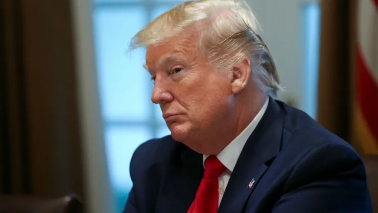 El presidente de Estados Unidos, Donald Trump, durante un almuerzo de trabajo con gobernadores en la Casa Blanca, en Washington, Junio 13, 2019. Imagen, Reuters