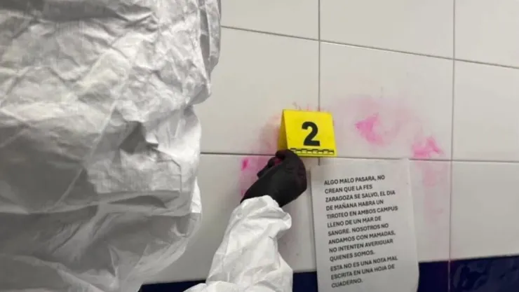 Nuevos mensajes de amenaza en baños de mujeres de la FES Zaragoza de la UNAM