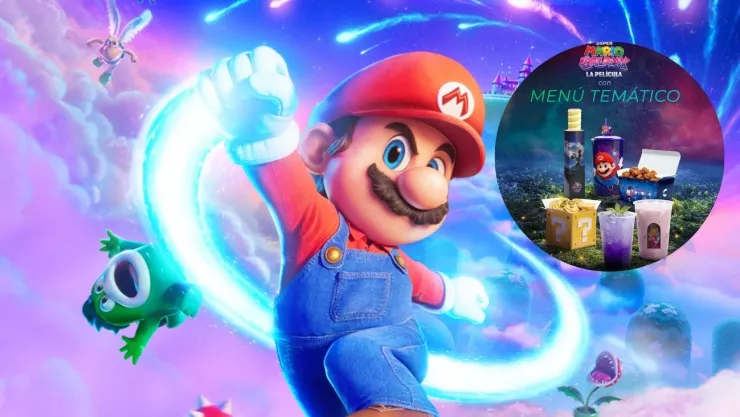 Menú temático de Super Mario Galaxy: La Película