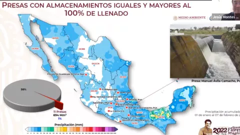 Informe Sistema Cutzamala: 11 presas de México están al 100%