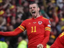 Gareth Bale celebra el pase Gales al Mundial Qatar 2022