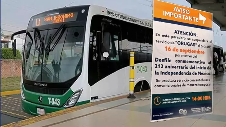 Modifican recorrido de rutas en León