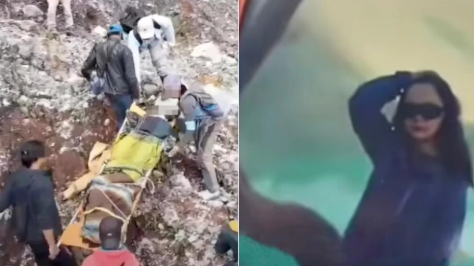 La mujer perdió la vida posando para lo que sería su última foto