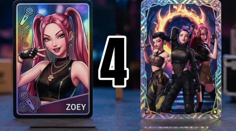 4 ideas de Photocards de Huntrix tipo Lucky Draw para una verdadera fan de KPop Demon Hunters