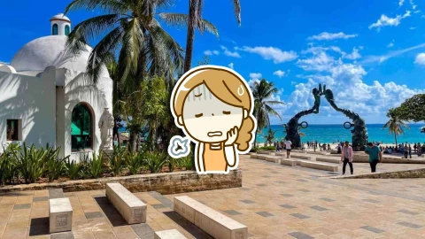 Playa del Carmen_ Esta será la hora con más CALOR en la Riviera Maya HOY 10 de marzo de 2026.webp