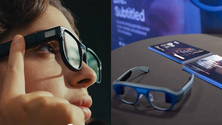 Gafas inteligentes que muestran subtítulos en tiempo real gracias a la IA