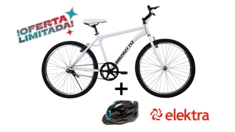 Promoción de bicicleta en Elektra