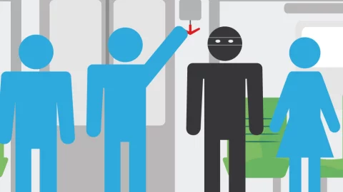 Si eres víctima de un robo al interior del Metro CDMX acciona la palanca de emergencia.