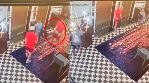Filtran video de jugadores del Toluca rompiendo un jarrón en su hotel de concentración