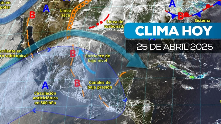 México bajo condiciones extremas de clima: alertan por lluvias, granizo y temperaturas que superan los 40 °C.