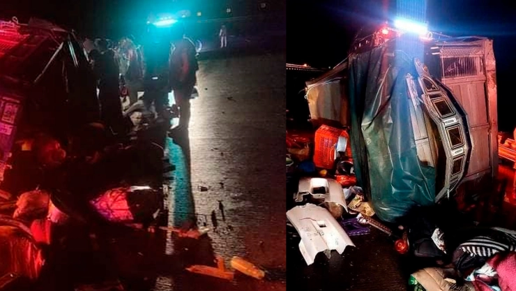 Accidente peregrinos Chiapas