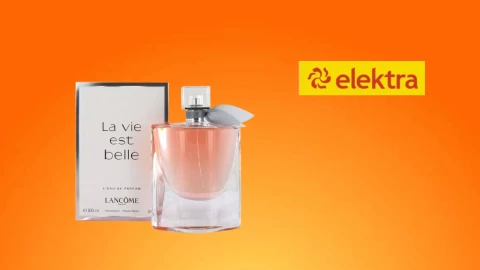 Elektra pone en descuento el perfume La Vie Est Belle de Lancome