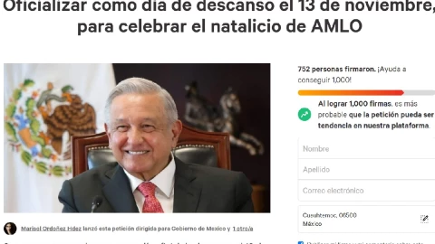 AMLO natalicio 13 de noviembre día de asueto