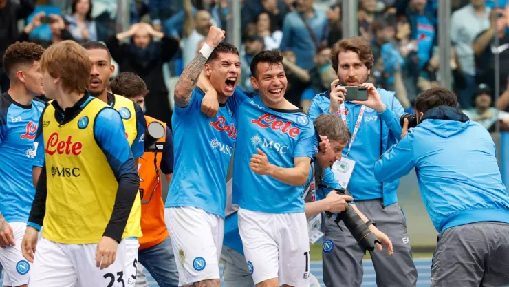 Napoli campeon numeros de Hirving Lozano en la Serie A