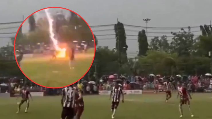 Rayo impacta y mata a jugador