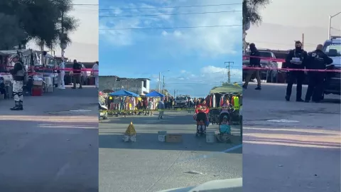 Hallan a hombre muerto dentro de un auto en sobreruedas de Tijuana, hoy 7 de enero de 2025