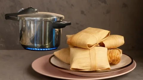 tamales olla exprés