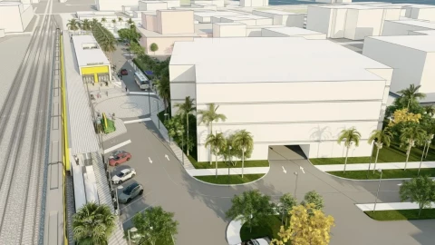 Así sería la parada del tren Brightline en Fort Pierce