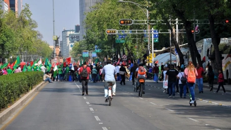 Este jueves habrá 12 manifestaciones en la capital