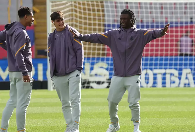 Eduardo Camavinga con el Real Madrid