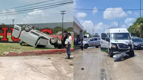 Se reportan 11 personas lesionadas por el accidente en Blvd. Colosio en Cancún