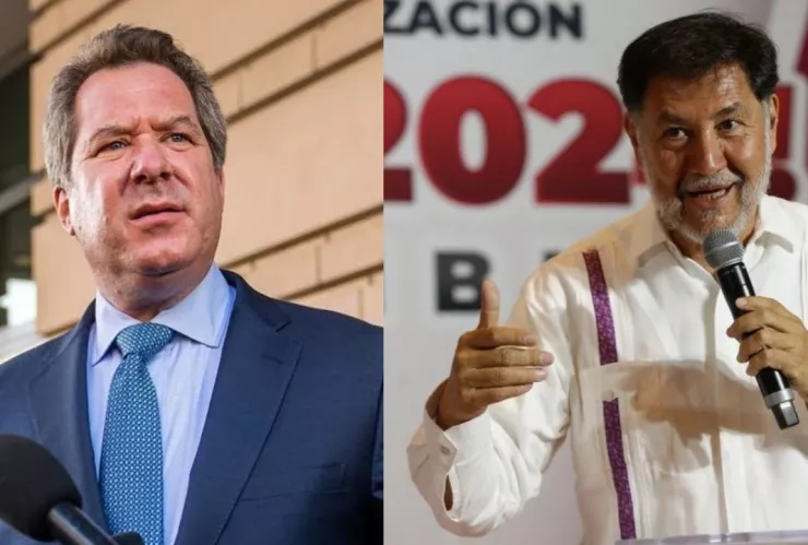 Noroña y abogado de OVidio Guzmán