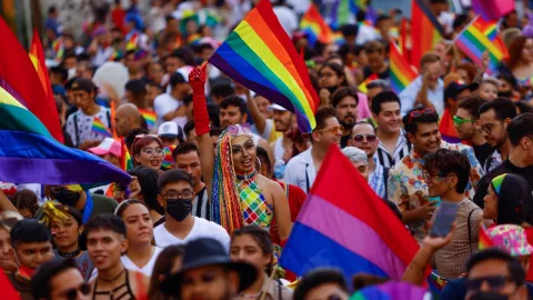 México celebra la Marcha LGBT 2022.