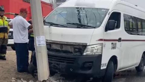 Autoridades investigan accidente de transporte público en Tijuana esta mañana