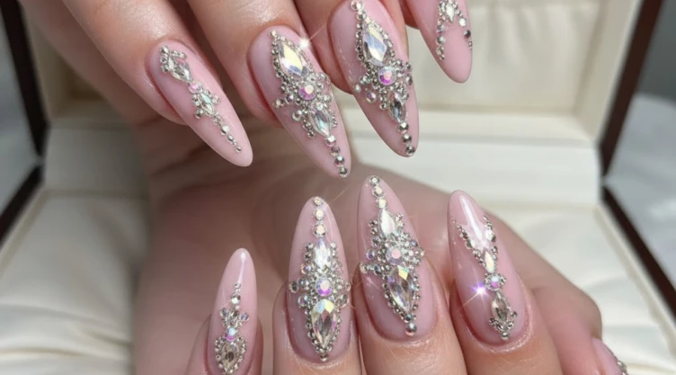 Diseños de uñas acrílicas largas: se ven elegantes y sofisticadas