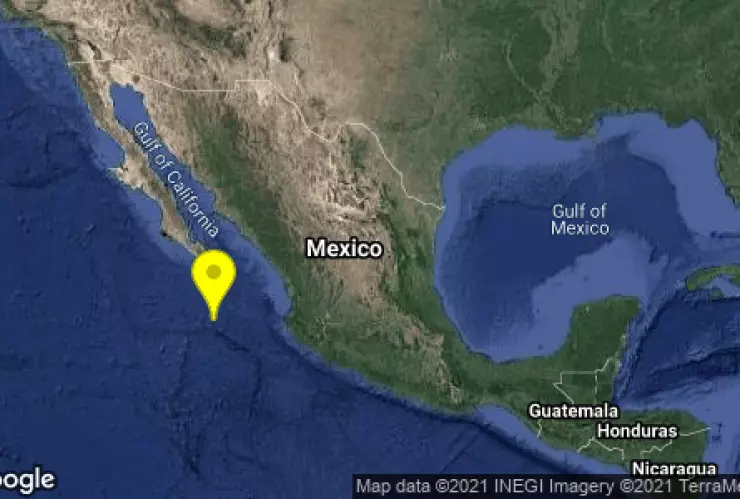 Se registró un sismo de magnitud 5.3 en Baja California Sur
