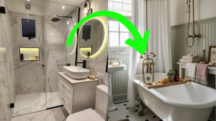 4 ideas para transformar tu baño moderno en vintage con poco dinero