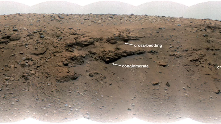 Detectan pasado acuático en ráter de Marte