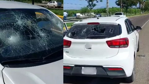 Carros abandonados sur de Culiacán