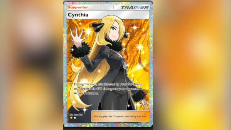 Arma los mejores decks de Cintia en Pokémon TCG Pocket