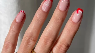 39 ideas de uñas rojas para Navidad