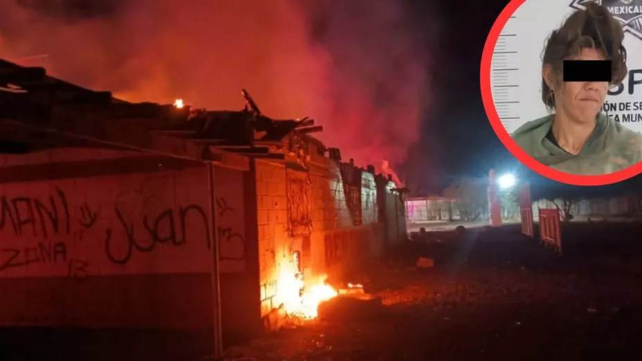 Policía Municipal detiene a mujer tras provocar incendio en propiedad en desuso