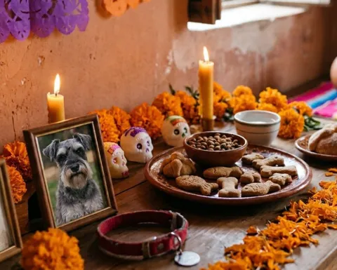 Ofrenda Día de Muertos para mascotas: Qué día se pone, qué elementos lleva y cómo honrar a tu perro o gato