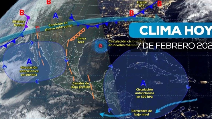 ¿Llueve en CDMX y Edomex hoy 7 de febrero? Así será el clima este viernes