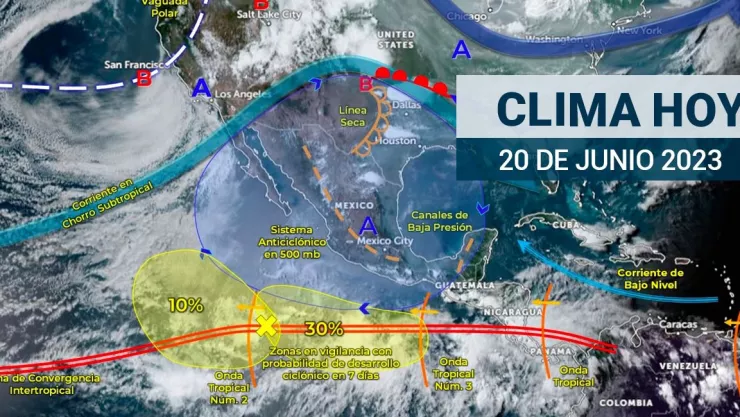 ¿Cuántos estados se derriten Así estará el clima en México este 20 de junio