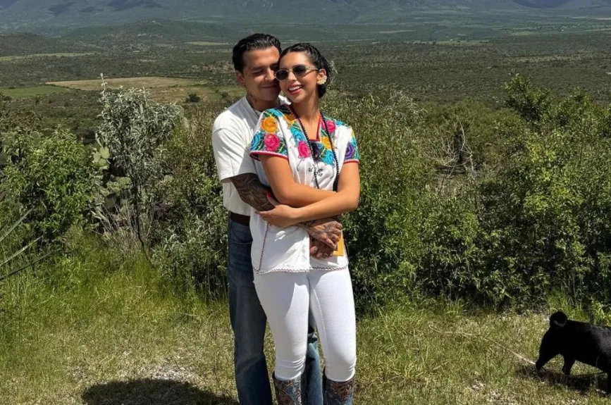 Ángela Aguilar y Nodal reaccionan al cumpleaños de Inti