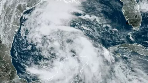 Así se ve el Potencial Ciclón Tropical Uno desde el espacio
