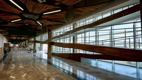 El aeropuerto de Tulum “Felipe Carrillo Puerto” representa más de 75 mil metros cuadrados de construcción