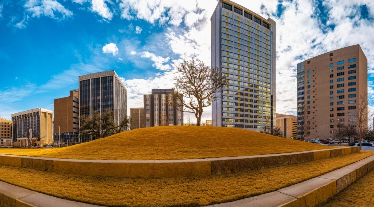Vista de la ciudad de Midland, Texas