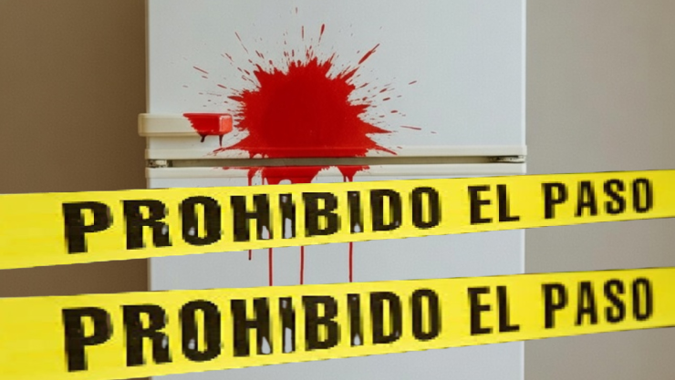 Cadáver de mujer en el congelador