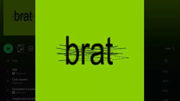 Charli XCX cambia la portada de BRAT
