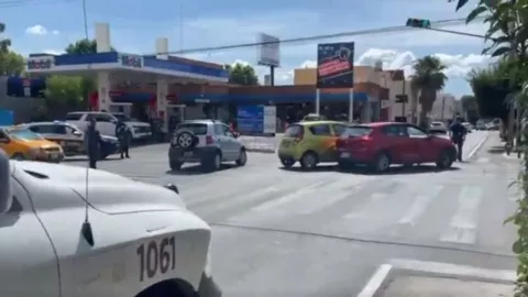 Choque en la colonia El Carmen hoy 13 de enero de 2026