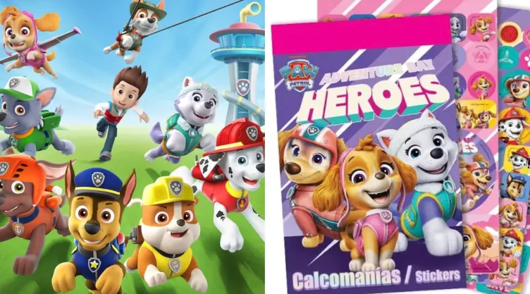 4 ideas de stickers de Paw Patrol para decorar la mochila de un fan de esta caricatura